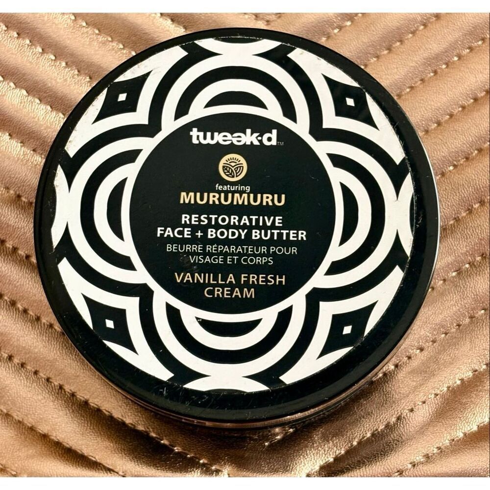 TWEAK'D BY NATURE -NWT Murumuru Restorative Body/Face Butter/Vanilla Fresh Cream